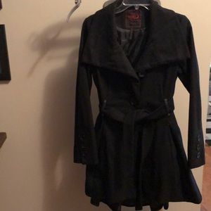 Wool dress coat